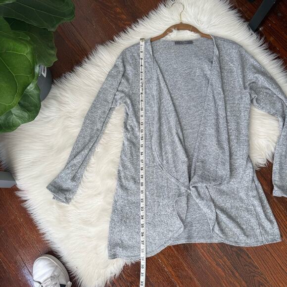 Heather Grey Open Sweater Super soft - Picture 7 of 8